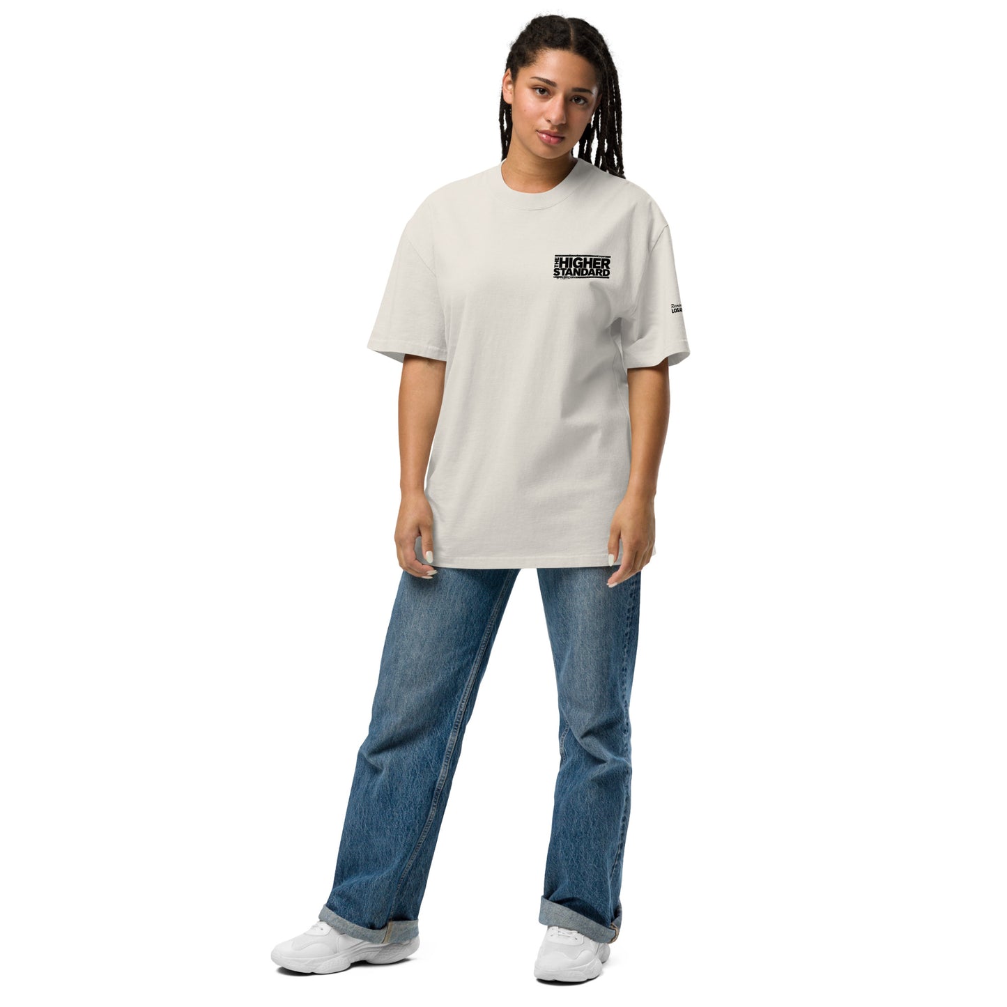 'You're A Fighter' Oversized Faded T-Shirt